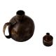 Handcrafted Dark Brown Coated Oil Lamp