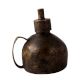 Handcrafted Dark Brown Coated Oil Lamp