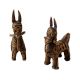 Brass Tribal Horse Statue In pair