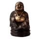 Brass Laughing Buddha Statue in Antique Finish