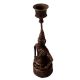 Traditional Brass Doll Candle Stand in Folk Art