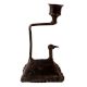 Handmade Brass Duck Candle Stand in Folk Art
