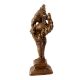 Brass Vira Ganapati or Ganesha Statue