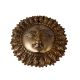 Brass Metal Sun Wall Art For Hanging
