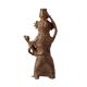 Handcrafted Folk Brass Statue for Home Decoration