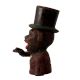 The Jolly Boy Bank Brass Bust Statue
