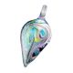 Leaf Multicolor Lampwork Glass Pendant for Jewellry Making - 1 Piece