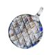 Round Multicolor Lampwork Glass Pendant for Gift - 1 Piece