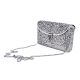 Silver Metal Bag Girls Party Purse Clutch for Wedding