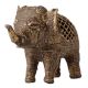 Small Brass Elephant statue in Tribal Art