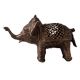 Vintage Brass Elephant Statue for Home Decor