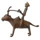 Traditional Brass Animal & Rider Statue
