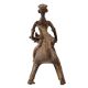 Elegant Brown Animal & Rider Statue for Decor