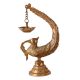 Brass Peacock Bird Hanging Diya Oil Lamp