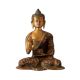 Brass Buddha Statue in Meditation Pose