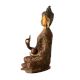 Brass Buddha Statue in Meditation Pose