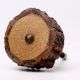 Brown Wooden Round Dresser Knobs