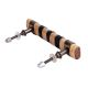 Black and Brown Rattan Drawer Handles (5 Inch)