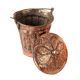 Traditional Copper Bucket for Home Decor