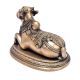 Brass Sitting Nandi Bull Lord Shiva Statue