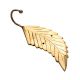 Golden Brass Leaf Key Hooks For Wall
