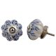 Blue Leaf Dresser Knob