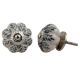 Grey Leaf Dresser Knob