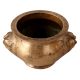 Indian Brass Holy Water Pot with Lion Engraving