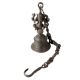 Decorative Brass bell with Chain and Ganesha Figurine