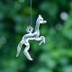 Animal Figurines Clear Glass Christmas Ornaments For Kids Set of 9 Pcs