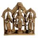 Lord Murugan/Kartikeya Brass Statue with Valli and Devasena