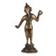 Vintage Brass Radha Rani Statue in Black Finish