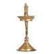 Vintage Brass Oil Lamp in South Indian Art