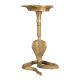 Vintage Cobra Lamp with 5 Jyots Made of Brass