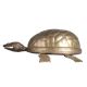 Embellished Brass Turtle Figurine For Decor
