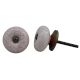 White Pink Ceramic Crackle Almirah Knob