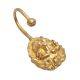 Farmhouse Decor Single  Brass Lion Face Hook