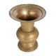 Elegant Brown Brass Flower Pot