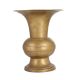 Elegant Brown Brass Flower Pot