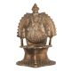 Handmade Brass Radha Krishna Oil Lamp for Pooja