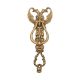 Victorian-style Ornate Brass Engraved Knocker