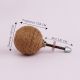 Handmade Brown Jute Round Drawer Knobs