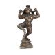 Brass Lord Krishna Dancing Statue in Antique Finish