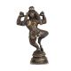 Brass Lord Krishna Dancing Statue in Antique Finish