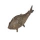 Small Brass Fish Statue in Jali Work