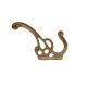 Golden Brass Nostalgic Entryway Coat Wall Hooks