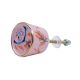 Pink Octagon Ceramic Floral Drawer Knobs and Pulls