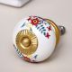 Ceramic Multicolor Floral Pattern Cabinet Knobs