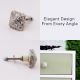White Stone Terrazzo Cabinet Knobs