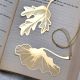 Brass Shiny Golden Bookmark for Readers and Book Lovers - Pack of 2